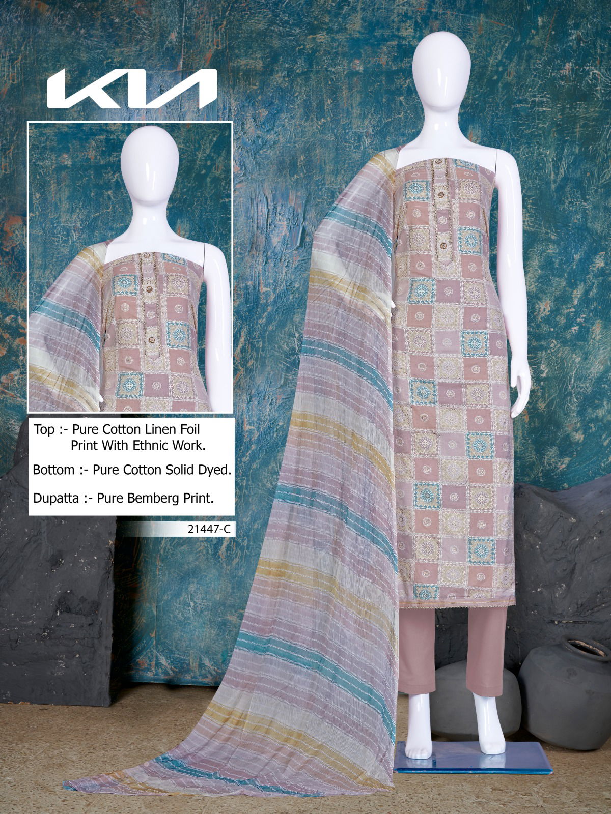 Kia 2147 By Bipson Readymade Salwar Suit Catalog